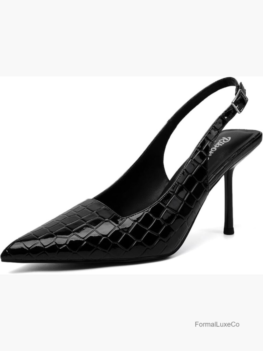 Slingback Pumps Pointed Toe High Heels Elegant Dressy Wedding Prom Party Shoes